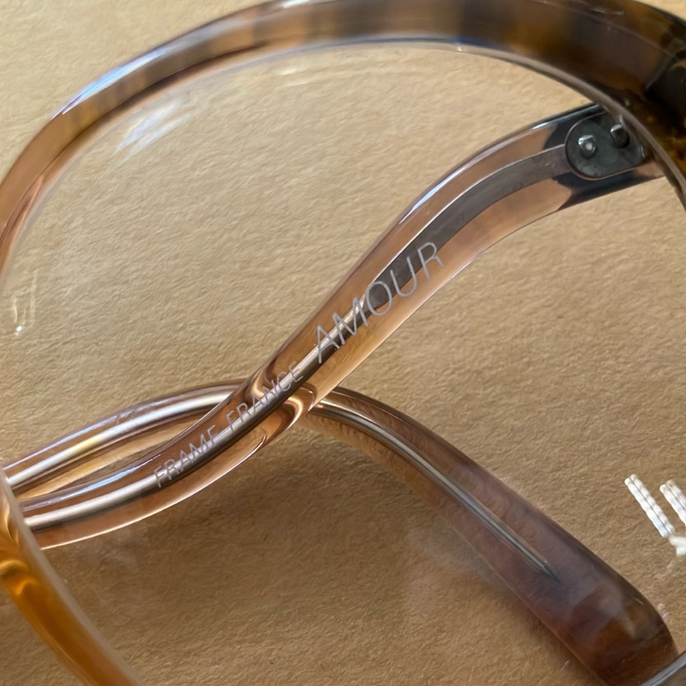 Vintage 70s 80s DVF Gradient Brown Glasses eyeglasses frames - Picture 2 of 16